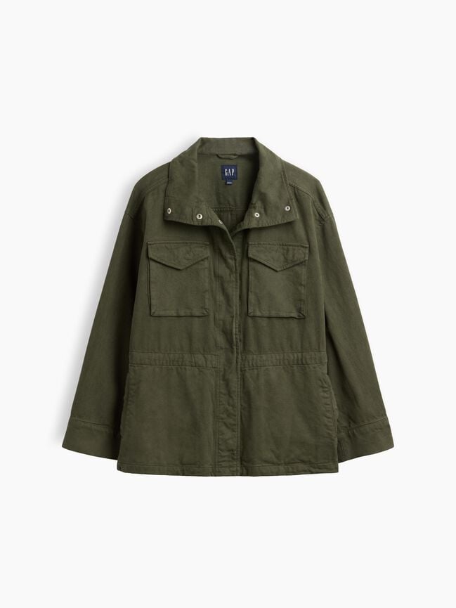 Oversized Utility Swing Jacket gap oversized utility swing jacket