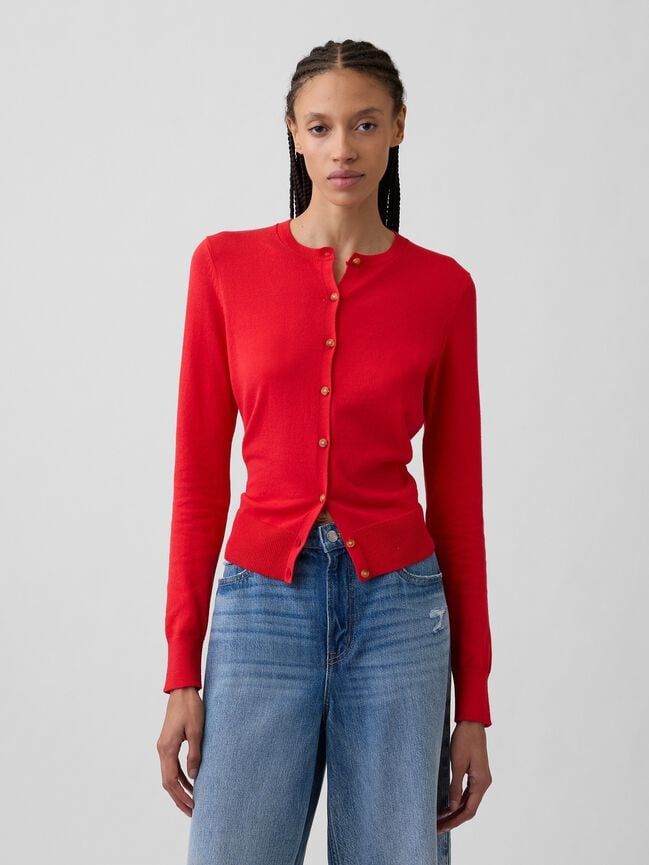 Crewneck Cardigan gap crewneck cardigan