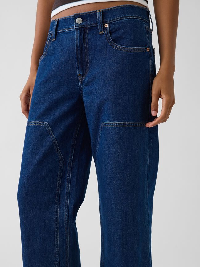 Low Rise Double-Knee '90s Loose Jeans gap low rise double knee 90s loose jeans