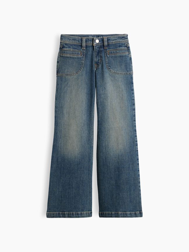 Kids Low Rise Relaxed Flare Jeans gap kids low rise relaxed flare jeans