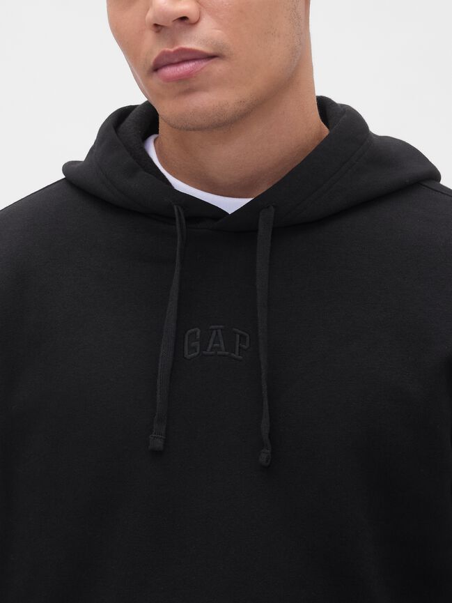Relaxed Gap Mini-Logo Hoodie relaxed gap mini logo hoodie
