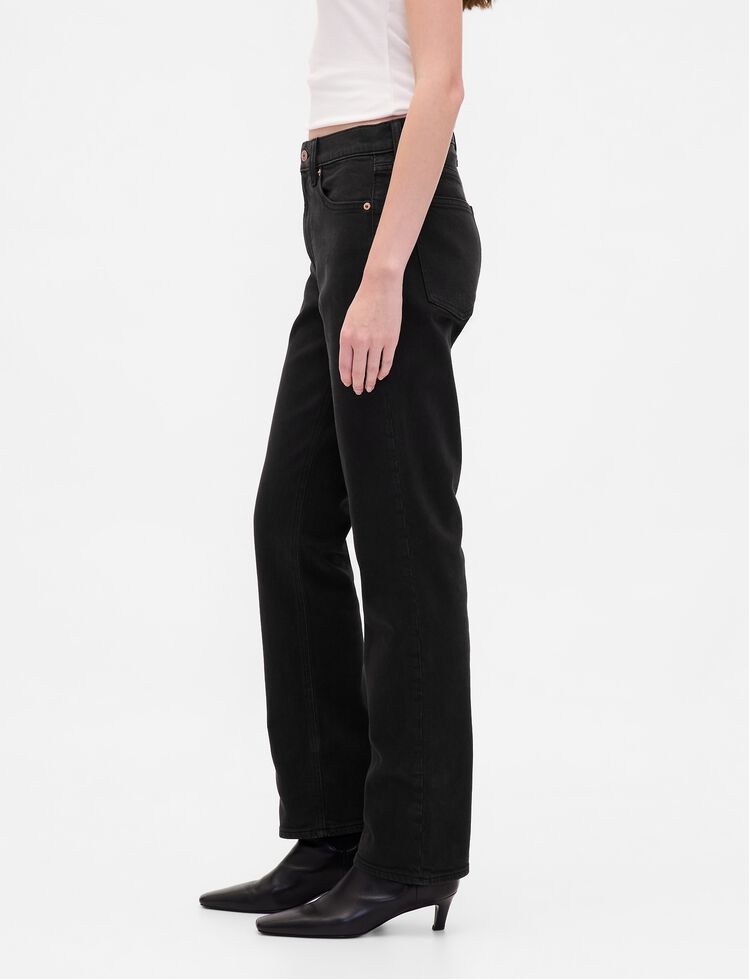 High Rise '90s Slim Straight Jeans gap high rise 90s slim straight jeans