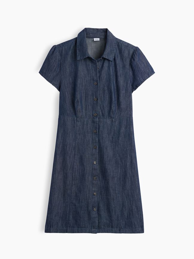 Empire-Waist Mini Shirtdress gap empire waist mini shirtdress
