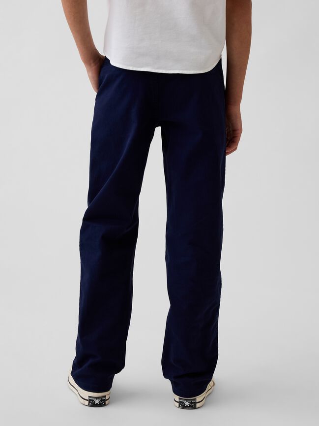 Kids Uniform Stretch Relaxed Straight Khakis gap kids uniform stretch relaxed straight khakis