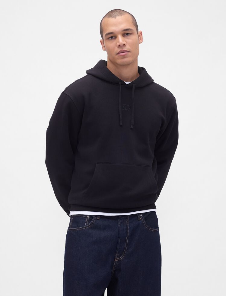 Relaxed Gap Mini-Logo Hoodie relaxed gap mini logo hoodie