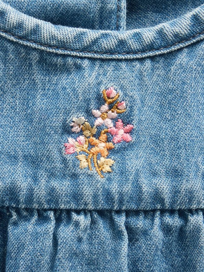 Baby Denim Outfit Set gap baby denim outfit set