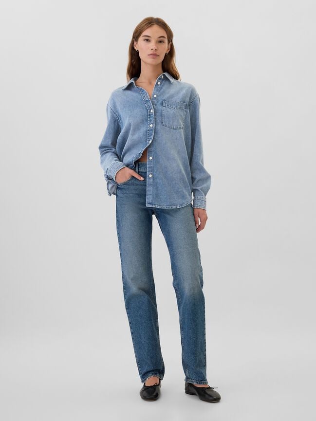 Denim Big Shirt gap denim big shirt