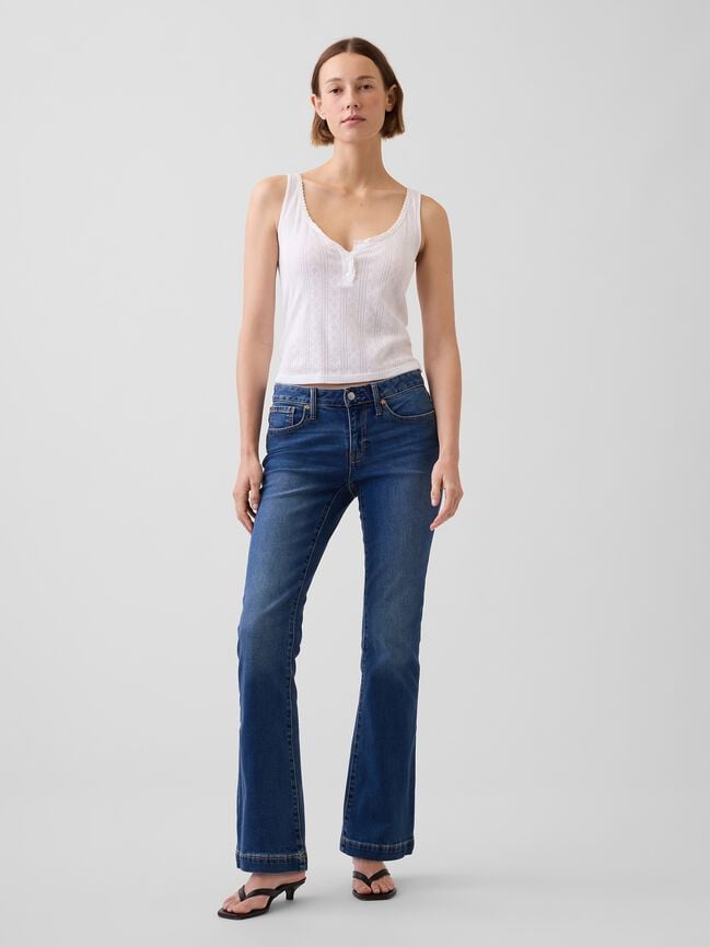 Low Rise Long & Lean Jeans gap low rise long lean jeans
