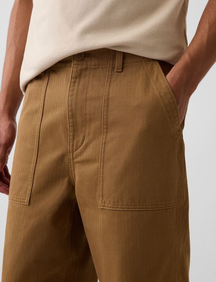 Herringbone '90s Loose Pants gap herringbone 90s loose pants