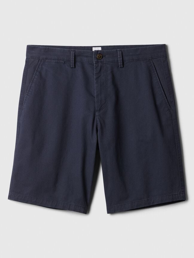 9" Essential Khaki Shorts gap 9 essential khaki shorts