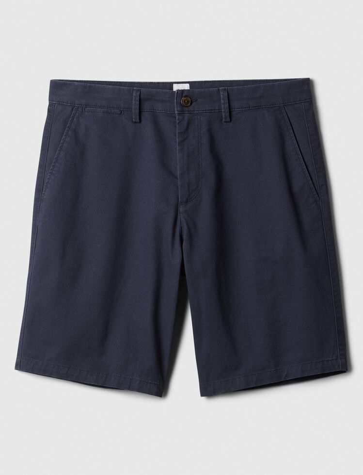 9" Essential Khaki Shorts gap 9 essential khaki shorts