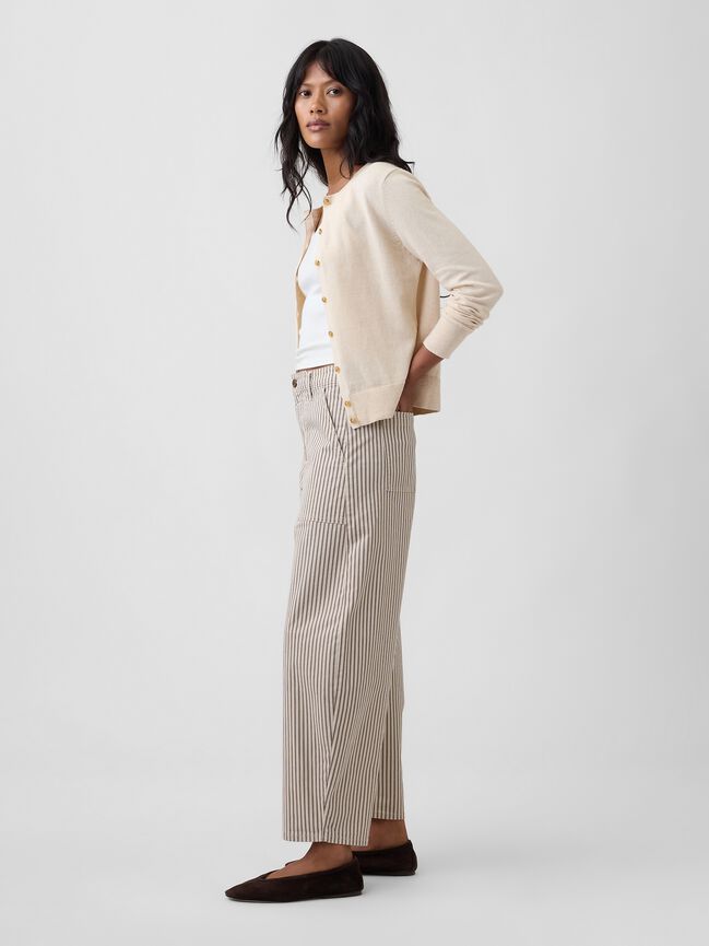 Mid Rise Barrel Khakis gap mid rise barrel khakis