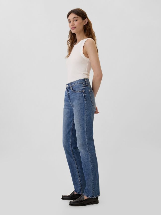 High Rise '90s Original Straight Jeans gap high rise 90s original straight jeans