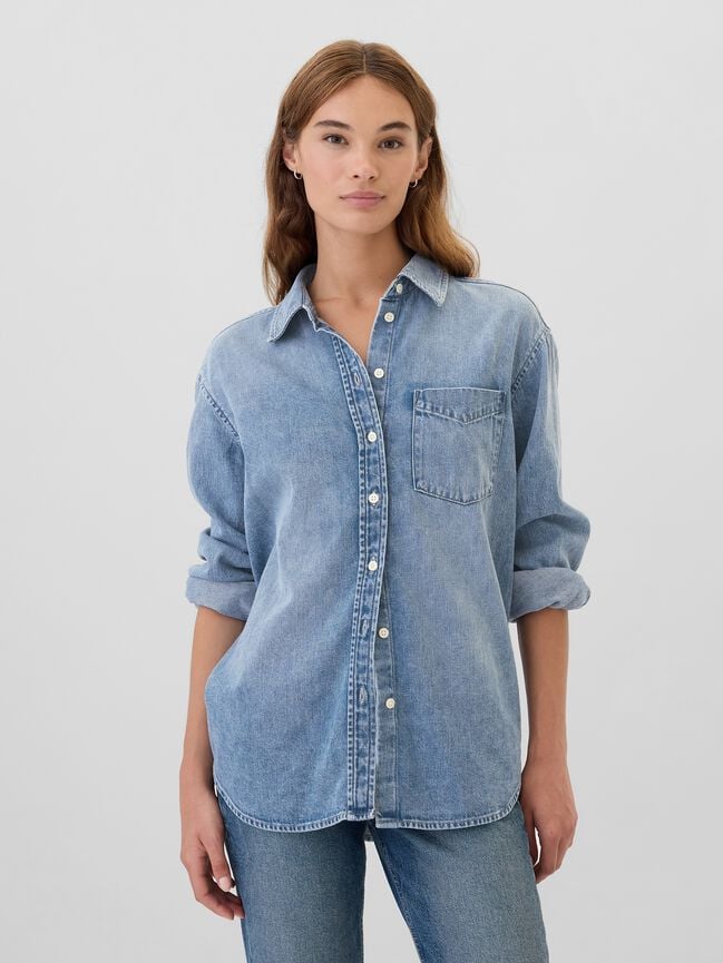 Denim Big Shirt gap denim big shirt