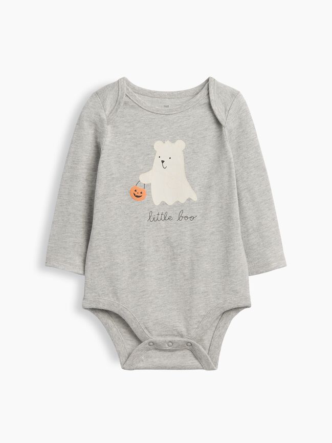 Baby First Favorites Organic Cotton Halloween Bear Bodysuit gap baby first favorites organic cotton halloween bear bodysuit