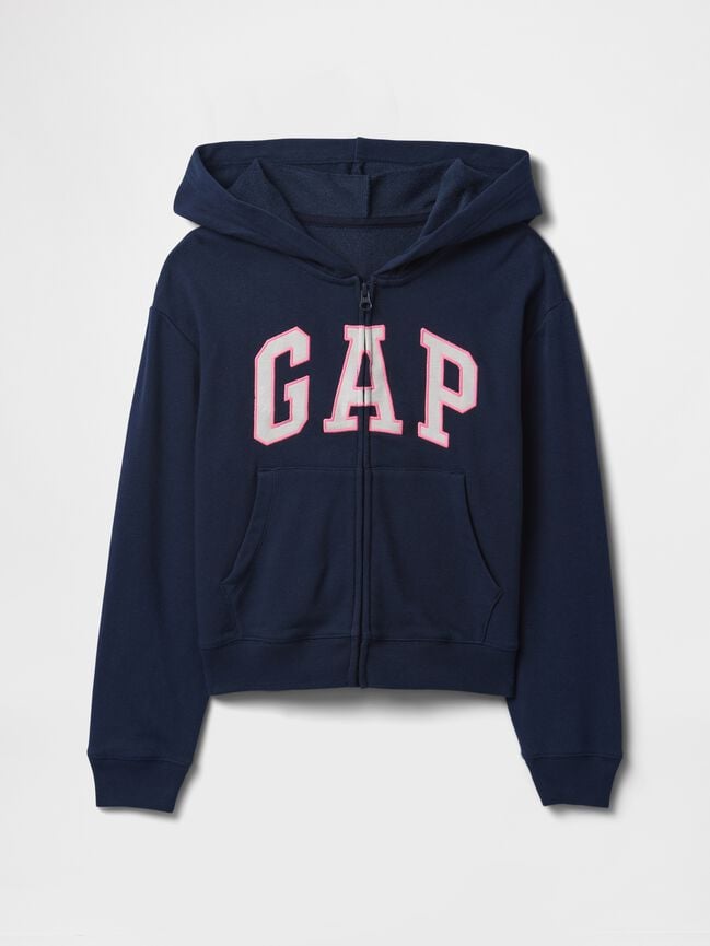 Kids Relaxed Gap Logo Zip Hoodie kids relaxed gap logo zip hoodie