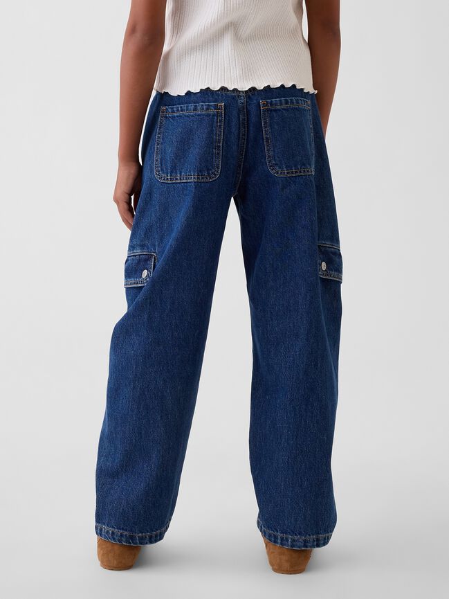 Kids Barrel Cargo Jeans gap kids barrel cargo jeans