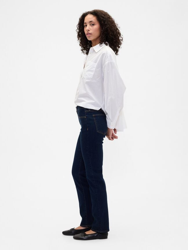 Mid Rise Classic Straight Jeans gap mid rise classic straight jeans