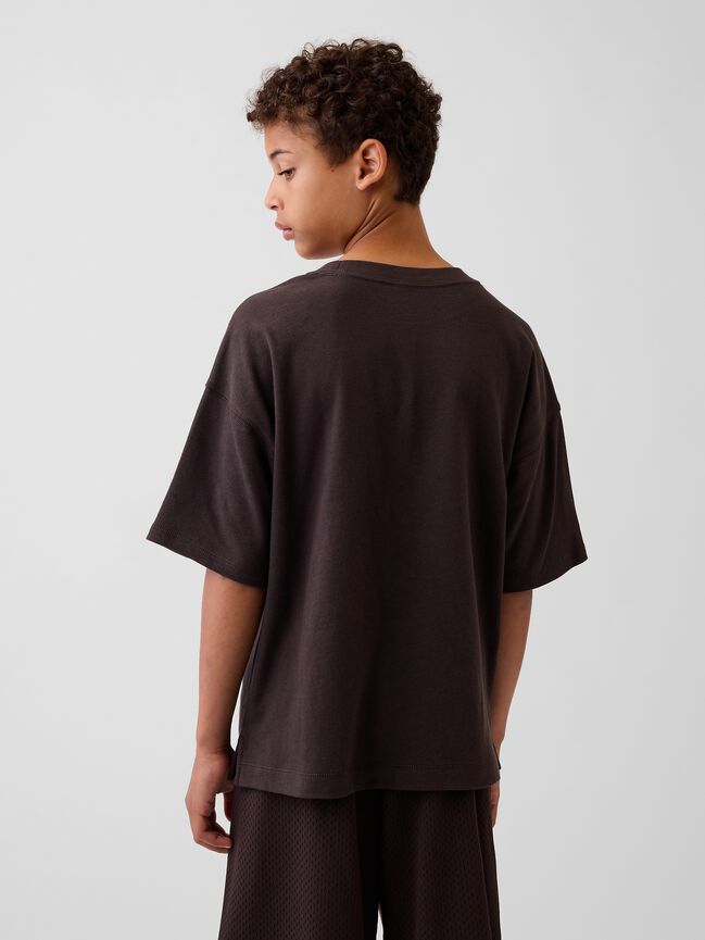 Kids Heavyweight Oversized T-Shirt gap kids heavyweight oversized t shirt