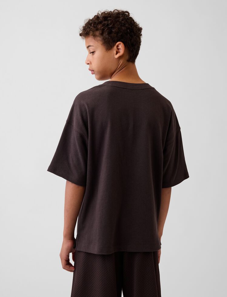 Kids Heavyweight Oversized T-Shirt gap kids heavyweight oversized t shirt