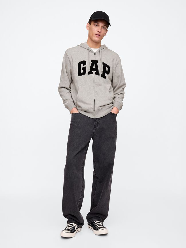 Gap Logo Zip Hoodie gap logo zip hoodie