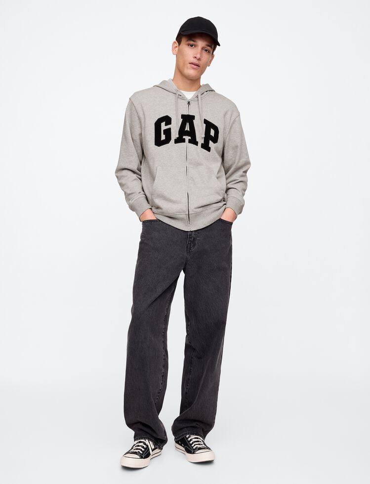 Gap Logo Zip Hoodie gap logo zip hoodie