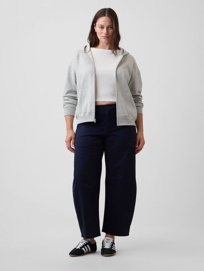 Mid Rise Barrel Khakis gap mid rise barrel khakis