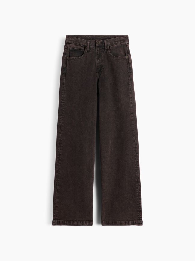 High Rise Stride Wide-Leg Jeans gap high rise stride wide leg jeans