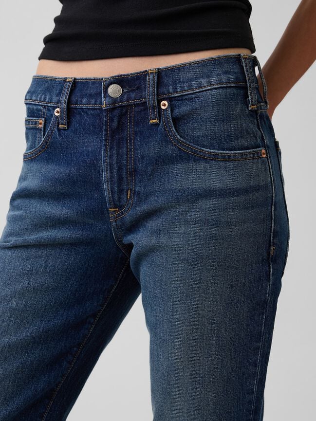 Mid Rise Relaxed Flare Jeans gap mid rise relaxed flare jeans