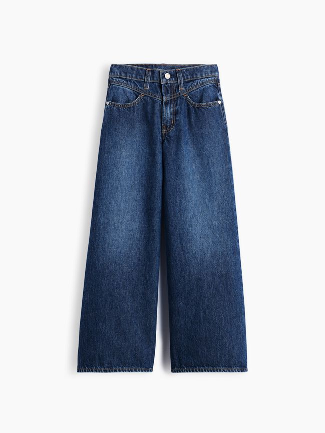 Kids Low Rise Front Yoke Baggy Jeans gap kids low rise front yoke baggy jeans