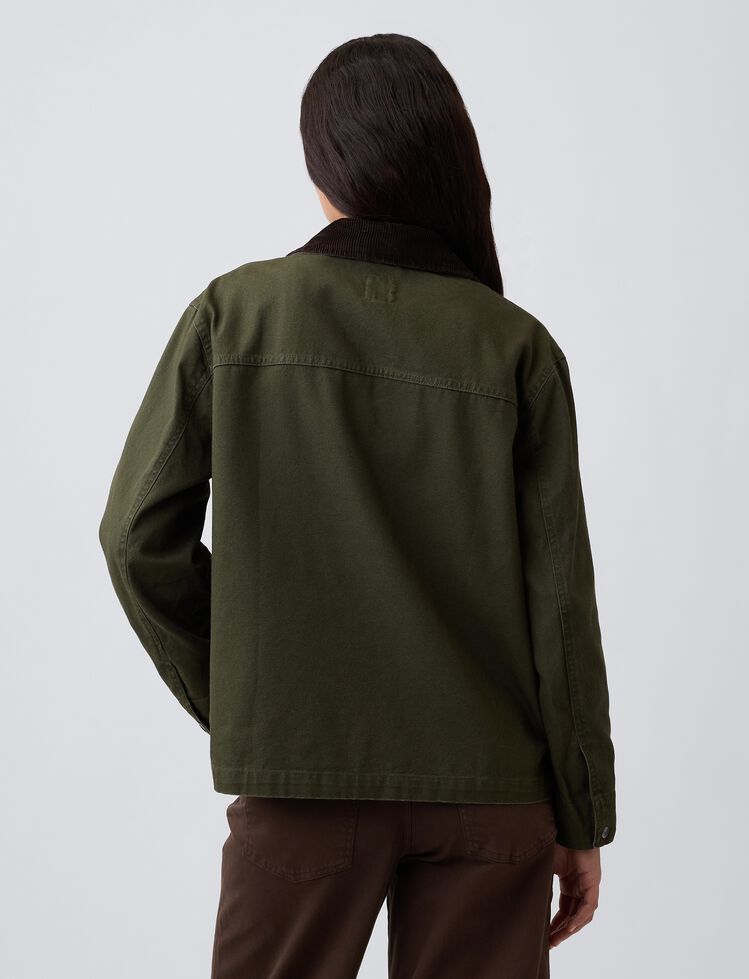 Relaxed Canvas Barn Jacket gap relaxed canvas barn jacket