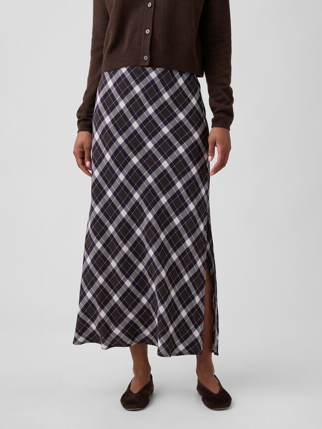 Pull-On Maxi Skirt gap pull on maxi skirt