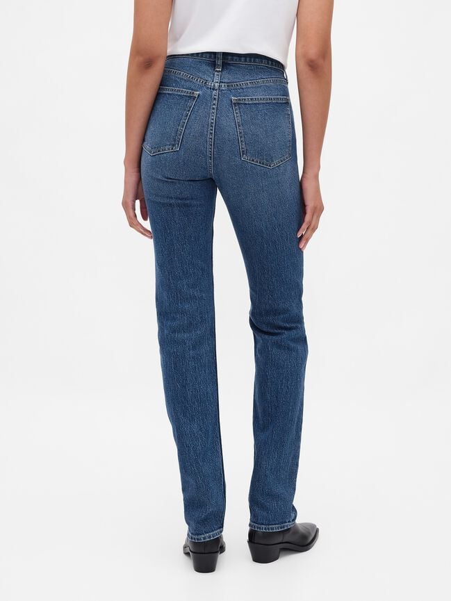 High Rise '90s Slim Straight Jeans gap high rise 90s slim straight jeans