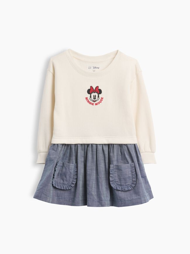 Gap × Disney Baby & Toddler Sweatshirt Dress gap disney baby toddler sweatshirt dress
