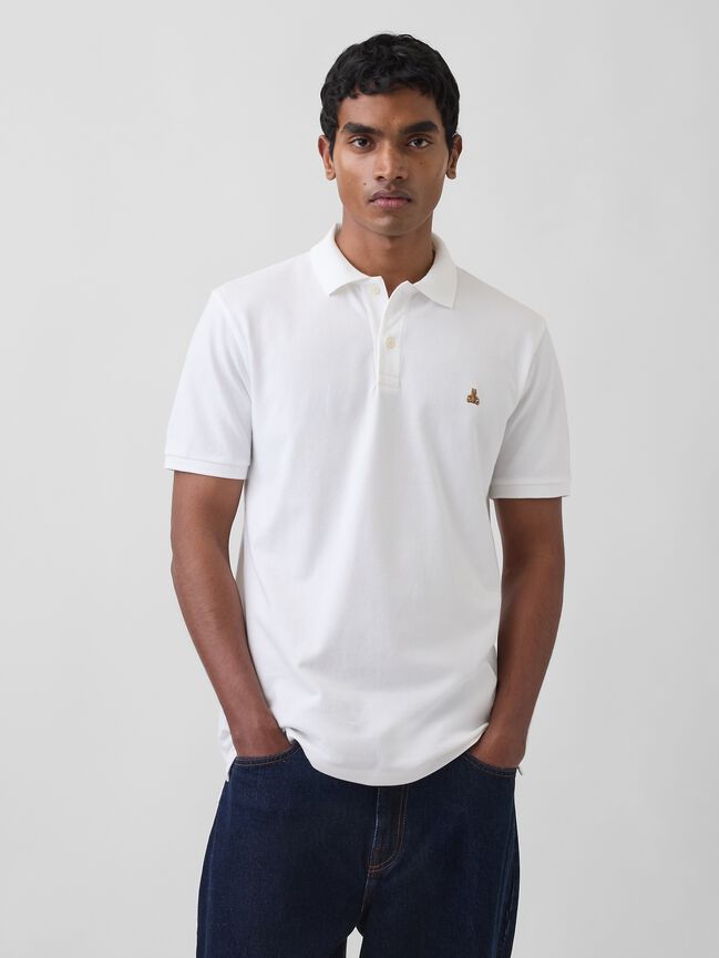 Brannan Bear Stretch Pique Polo Shirt gap brannan bear stretch pique polo shirt