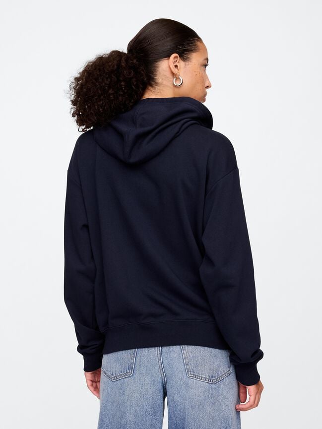 Relaxed Gap Logo Zip Hoodie relaxed gap logo zip hoodie