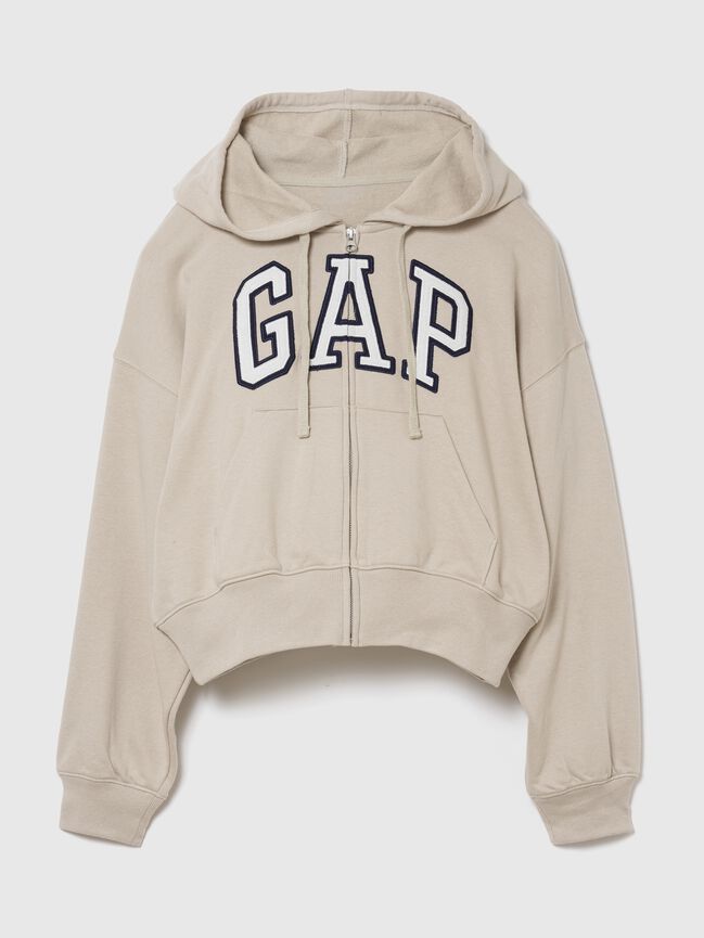Oversized Gap Logo French Terry Zip Hoodie oversized gap logo french terry zip hoodie
