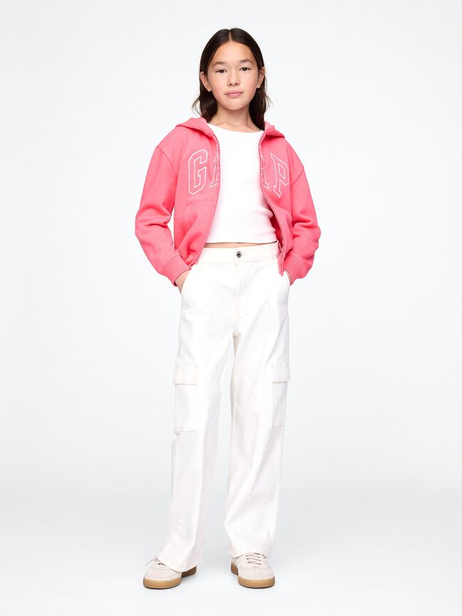 Kids Relaxed Gap Logo Zip Hoodie kids relaxed gap logo zip hoodie