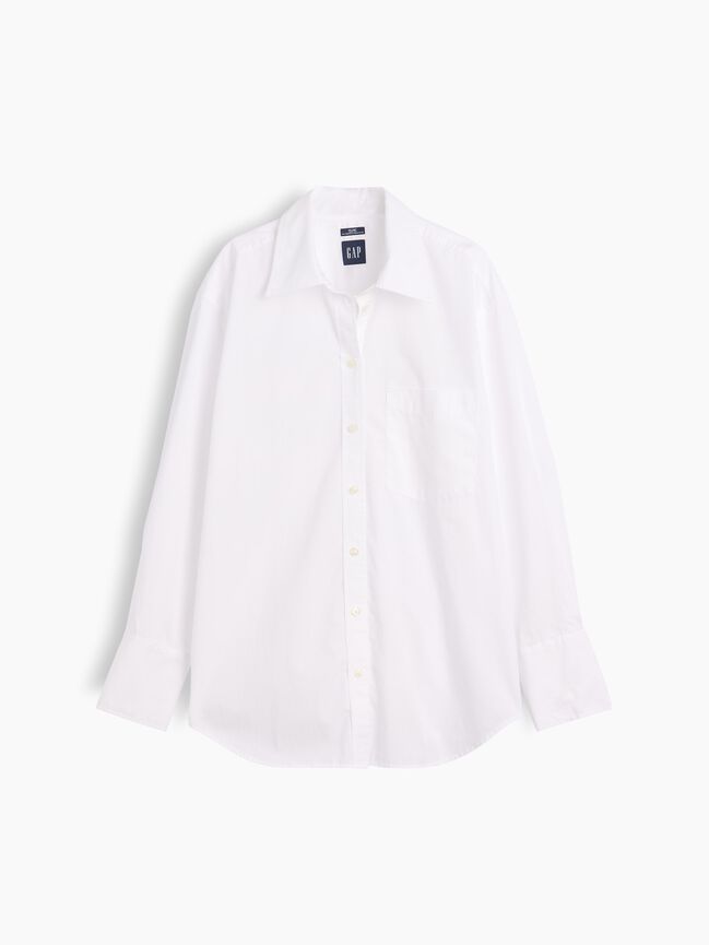 Poplin Big Shirt gap poplin big shirt