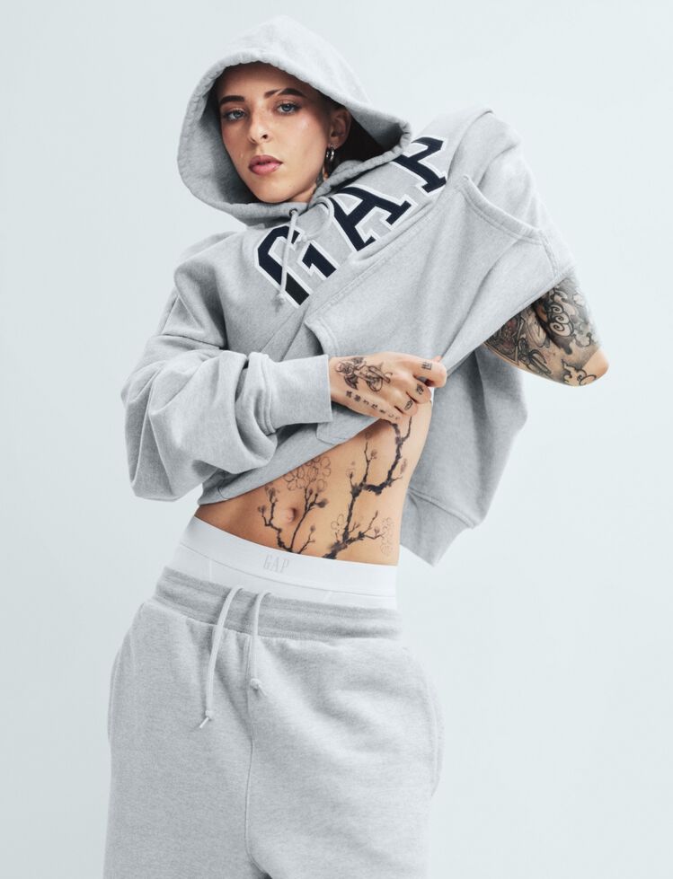 Adult VintageSoft Arch Logo Hoodie gap adult vintagesoft arch logo hoodie