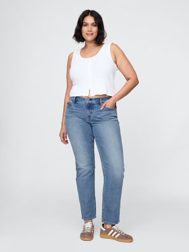 Low Rise '90s Slim Straight Jeans gap low rise 90s slim straight jeans