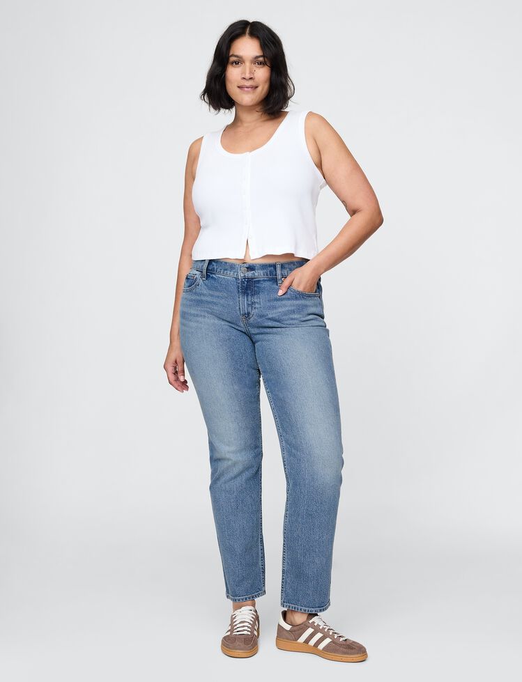 Low Rise '90s Slim Straight Jeans gap low rise 90s slim straight jeans