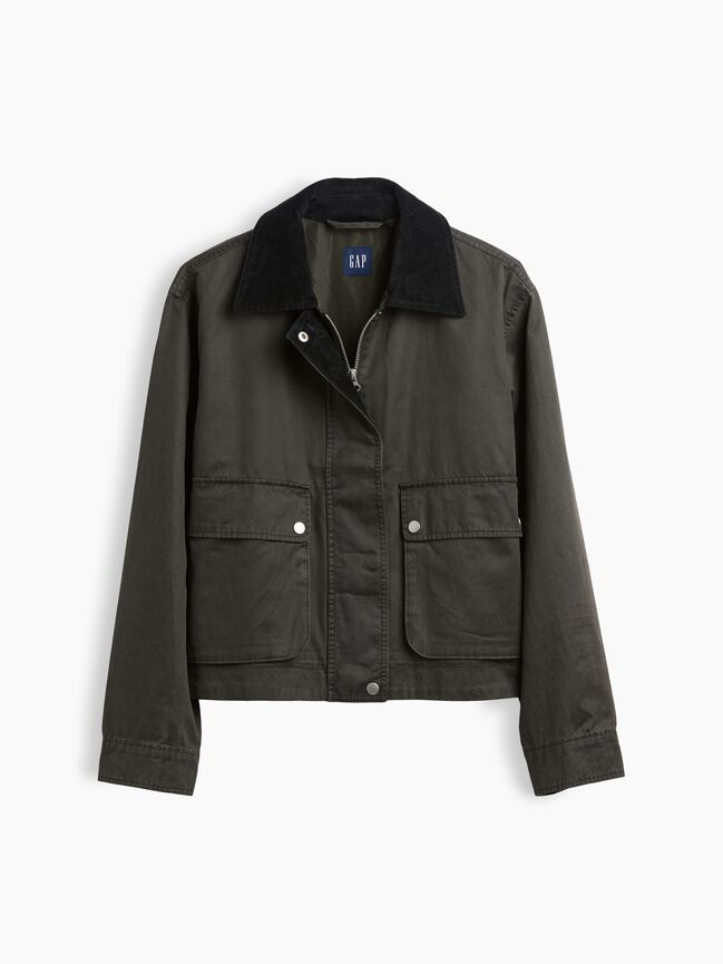 Waxed Canvas Barn Jacket gap waxed canvas barn jacket