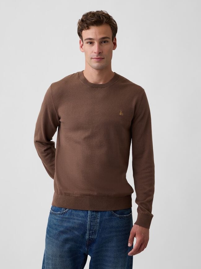 Cotton Crewneck Sweater gap cotton crewneck sweater