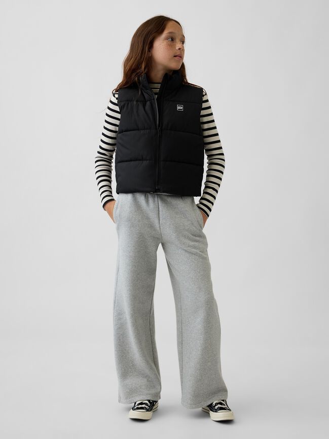 Kids Relaxed Puffer Vest gap kids relaxed puffer vest