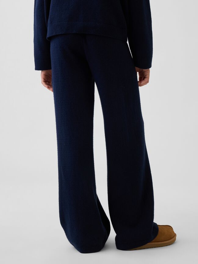 Kids CashSoft Wide-Leg Sweater Pants gap kids cashsoft wide leg sweater pants