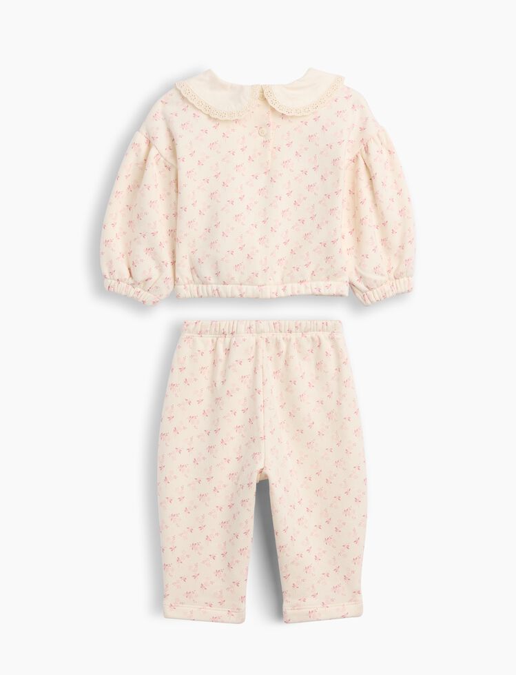 Baby VintageSoft Lace-Collar Sweat Set gap baby vintagesoft lace collar sweat set