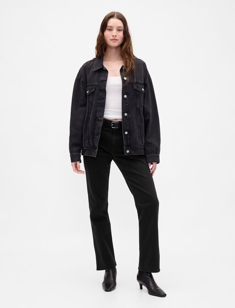 High Rise '90s Slim Straight Jeans gap high rise 90s slim straight jeans