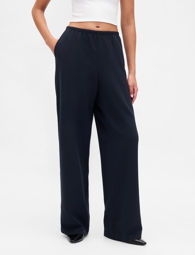 Easy Wide-Leg Pants gap easy wide leg pants
