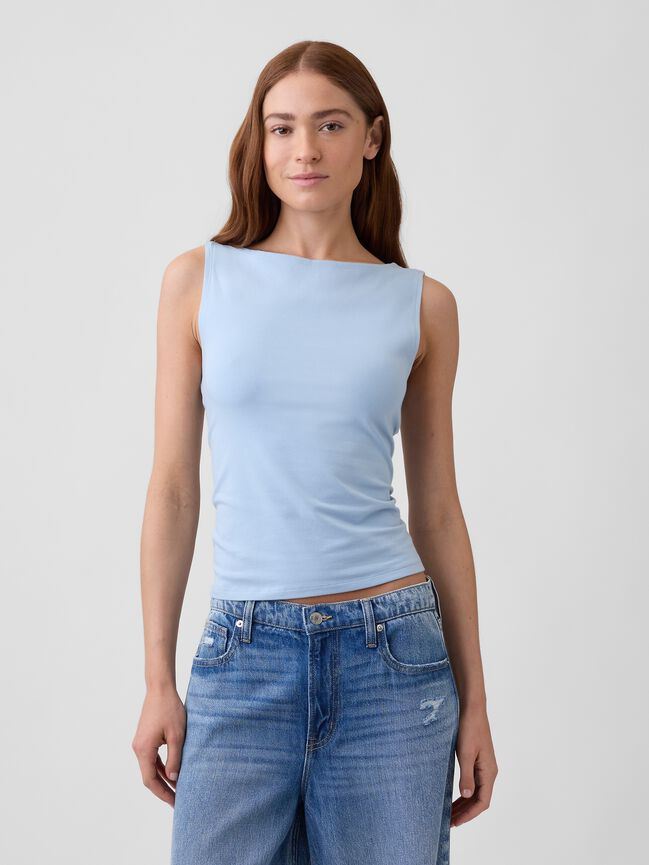 Boatneck Tank Top gap boatneck tank top